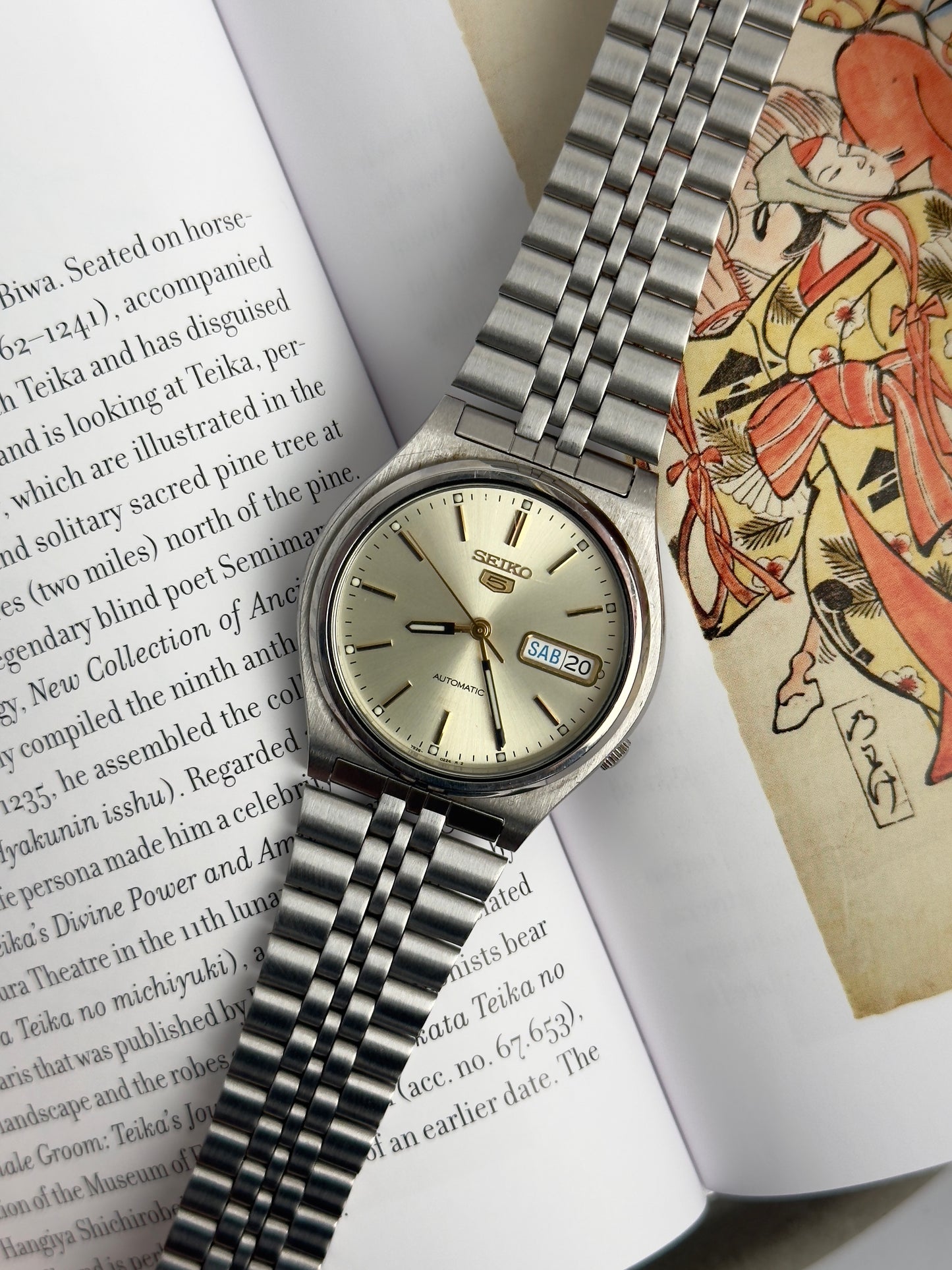 Seiko 5 7S26 Champagne Dial