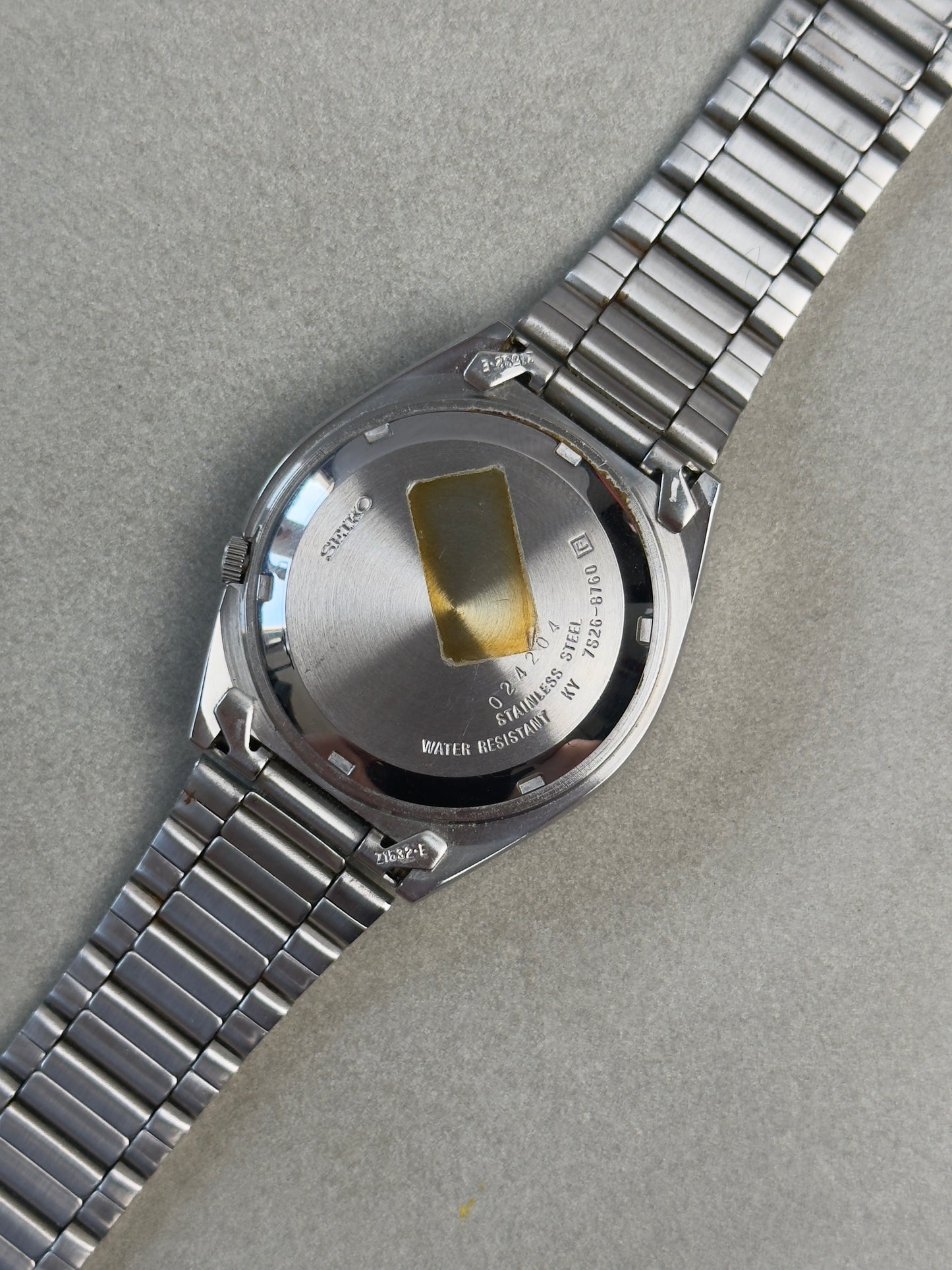 Seiko 5 7S26-8760 ‘New Old Stock’ Black Textured