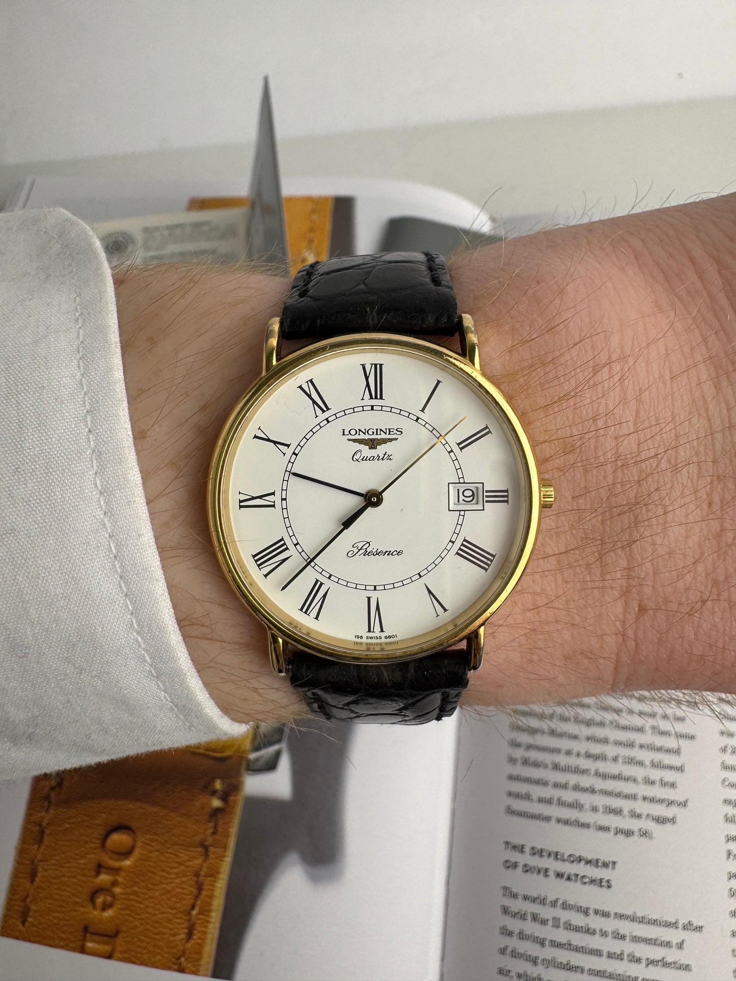 Longines Presence 18K Gold Plated