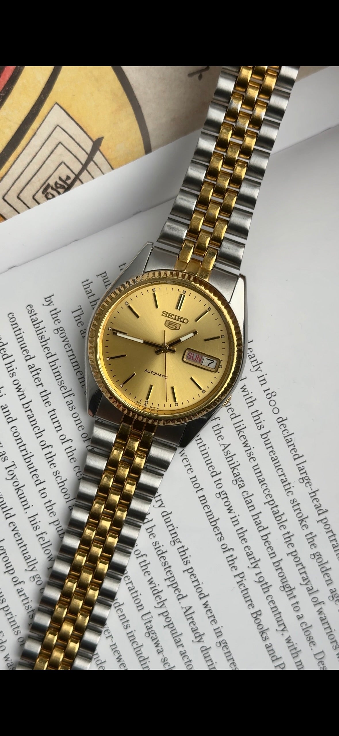Seiko 5 7009 Two-Tone