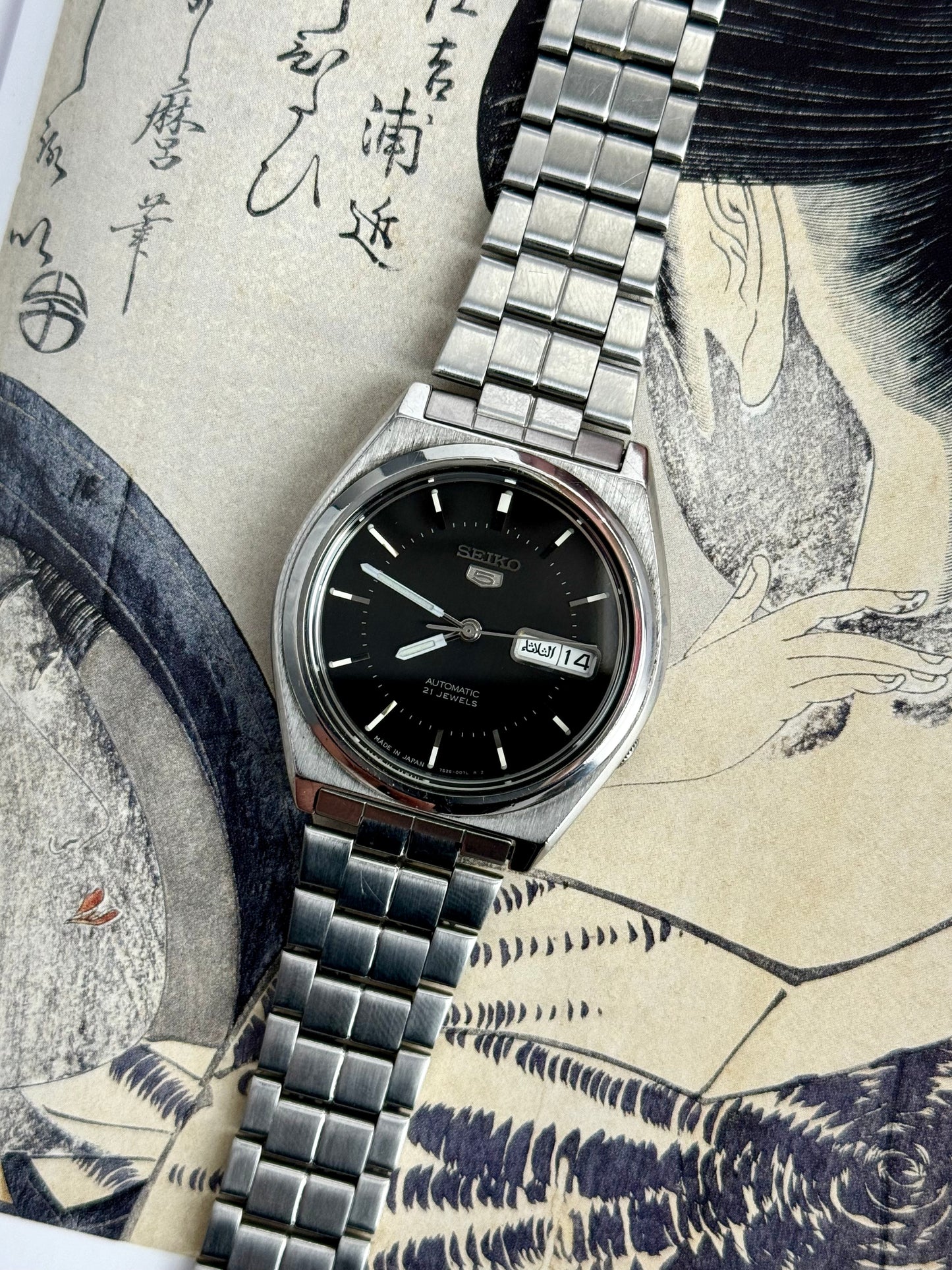 Seiko 5 7S26-8760 Arabic Day