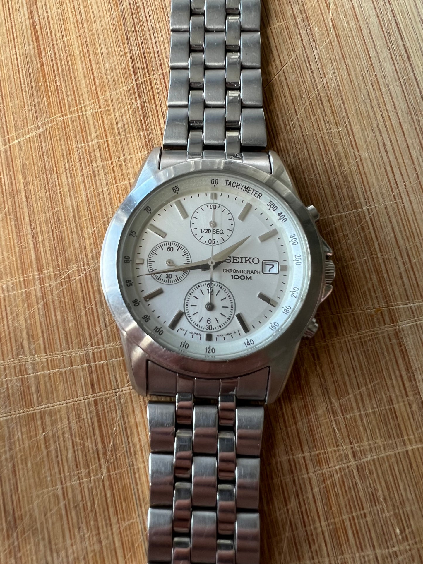Rare Seiko Quartz Chronograph 7T92-0LH0