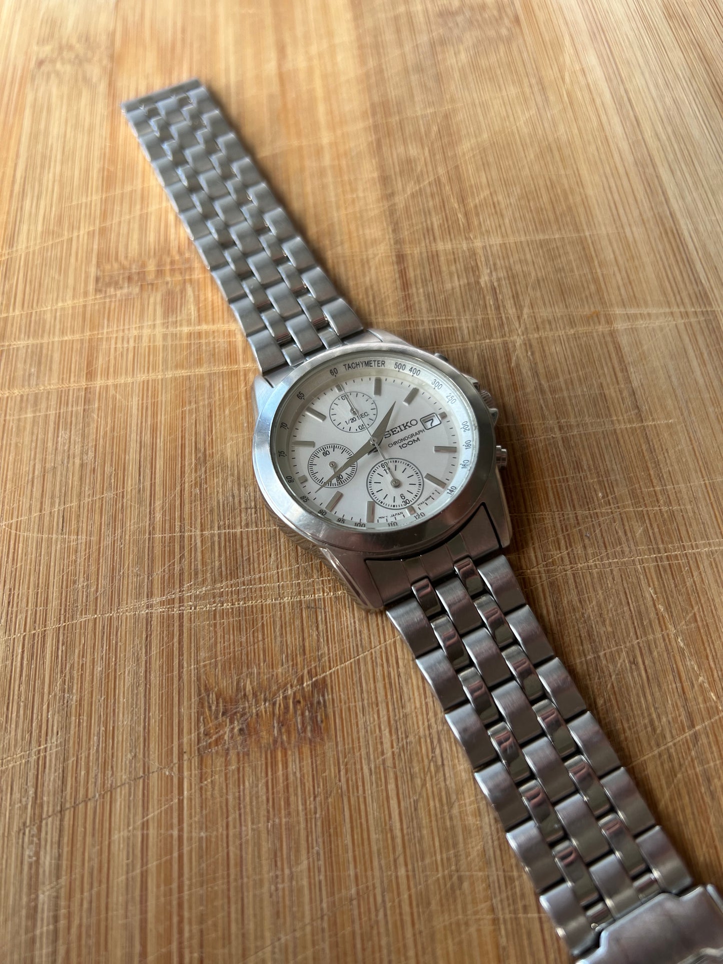 Rare Seiko Quartz Chronograph 7T92-0LH0