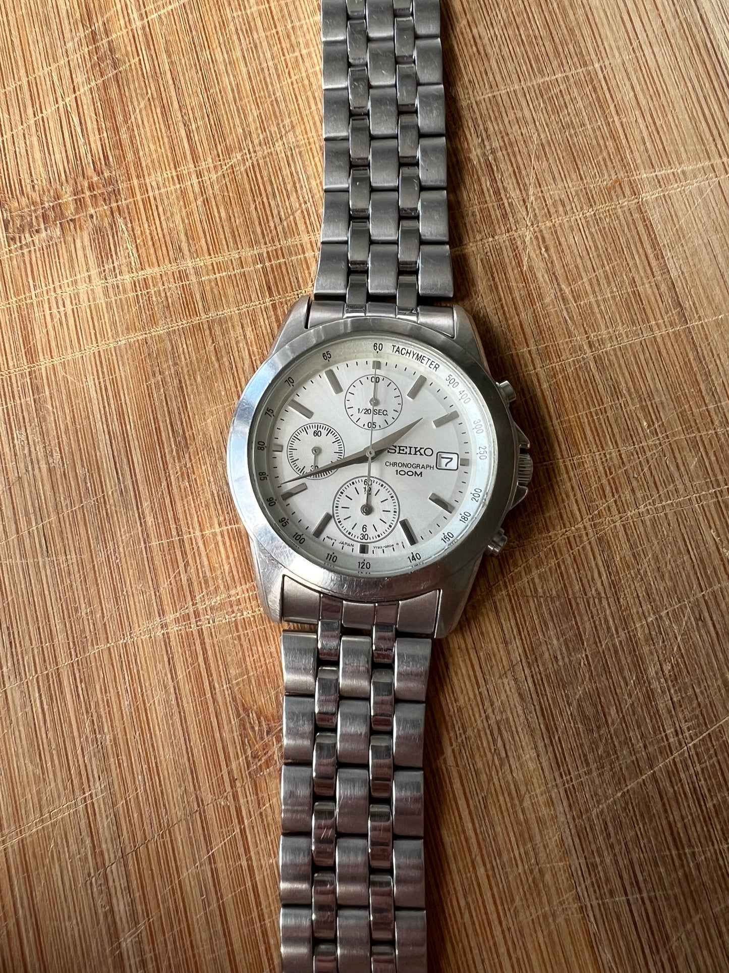 Rare Seiko Quartz Chronograph 7T92-0LH0