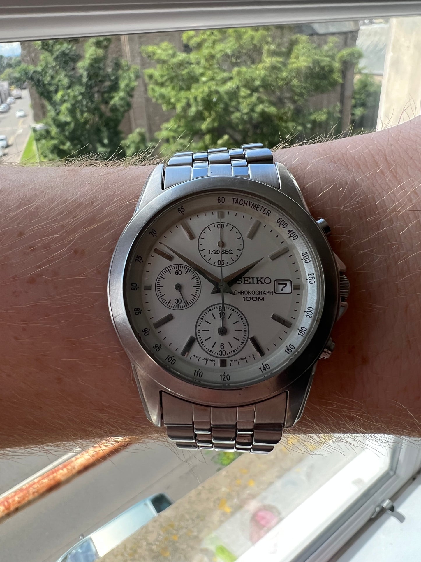 Rare Seiko Quartz Chronograph 7T92-0LH0