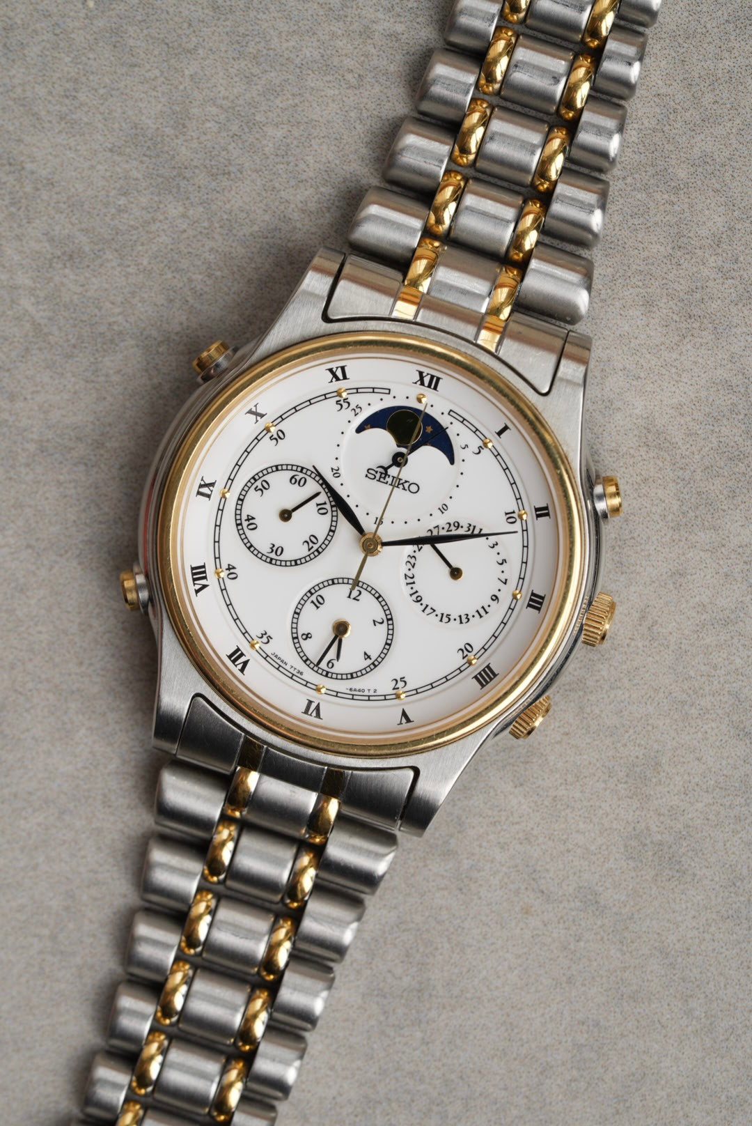 Seiko Moonphase Chronograph 7T36-6A80