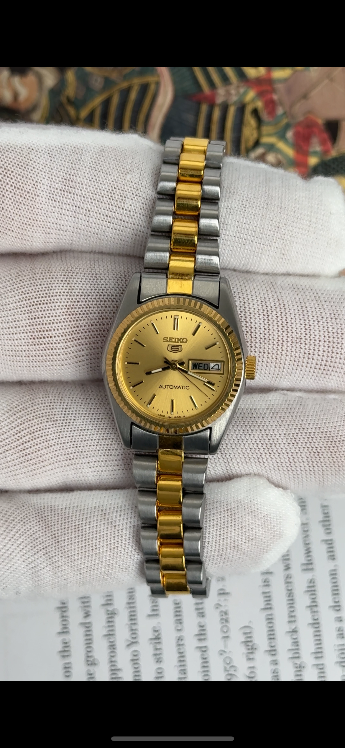 Ladies Seiko 5 Two-Tone