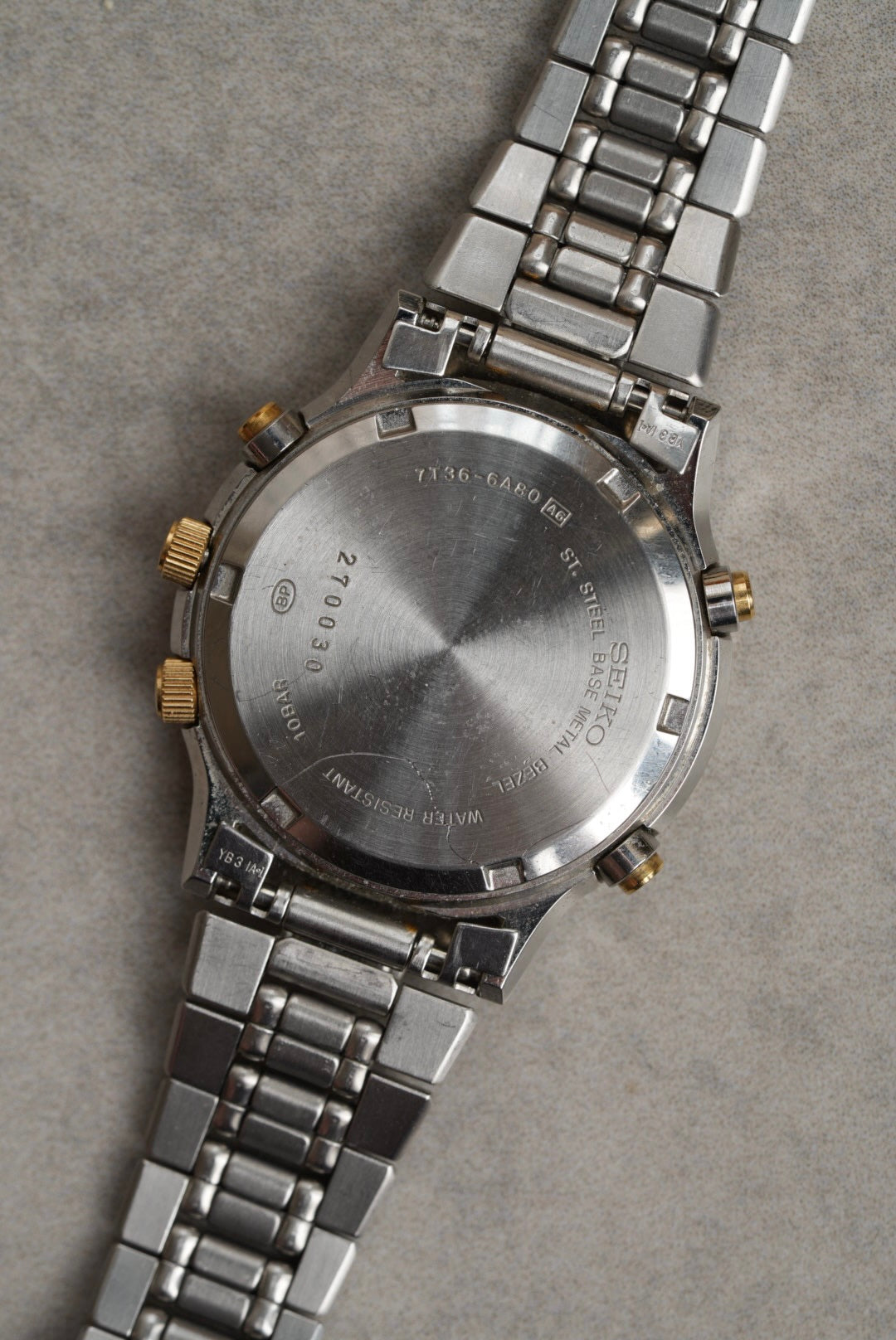 Seiko Moonphase Chronograph 7T36-6A80