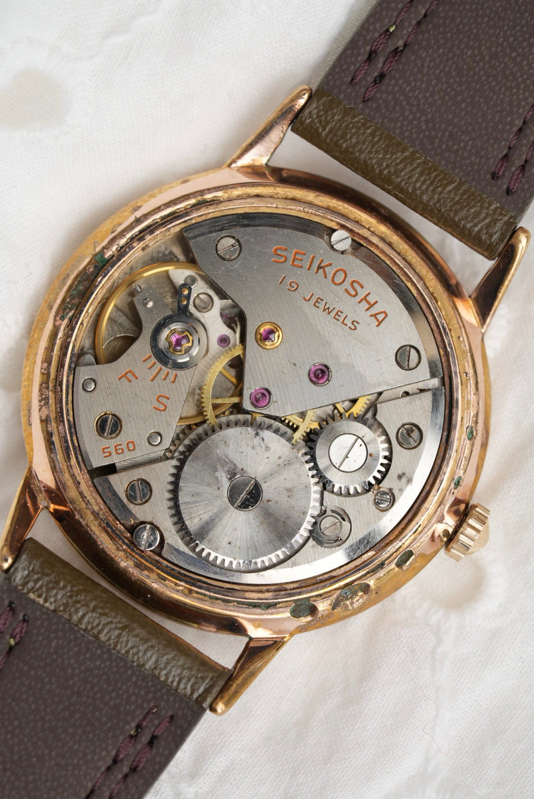 Seiko Crown – J14089 - Diashock 19 Jewels