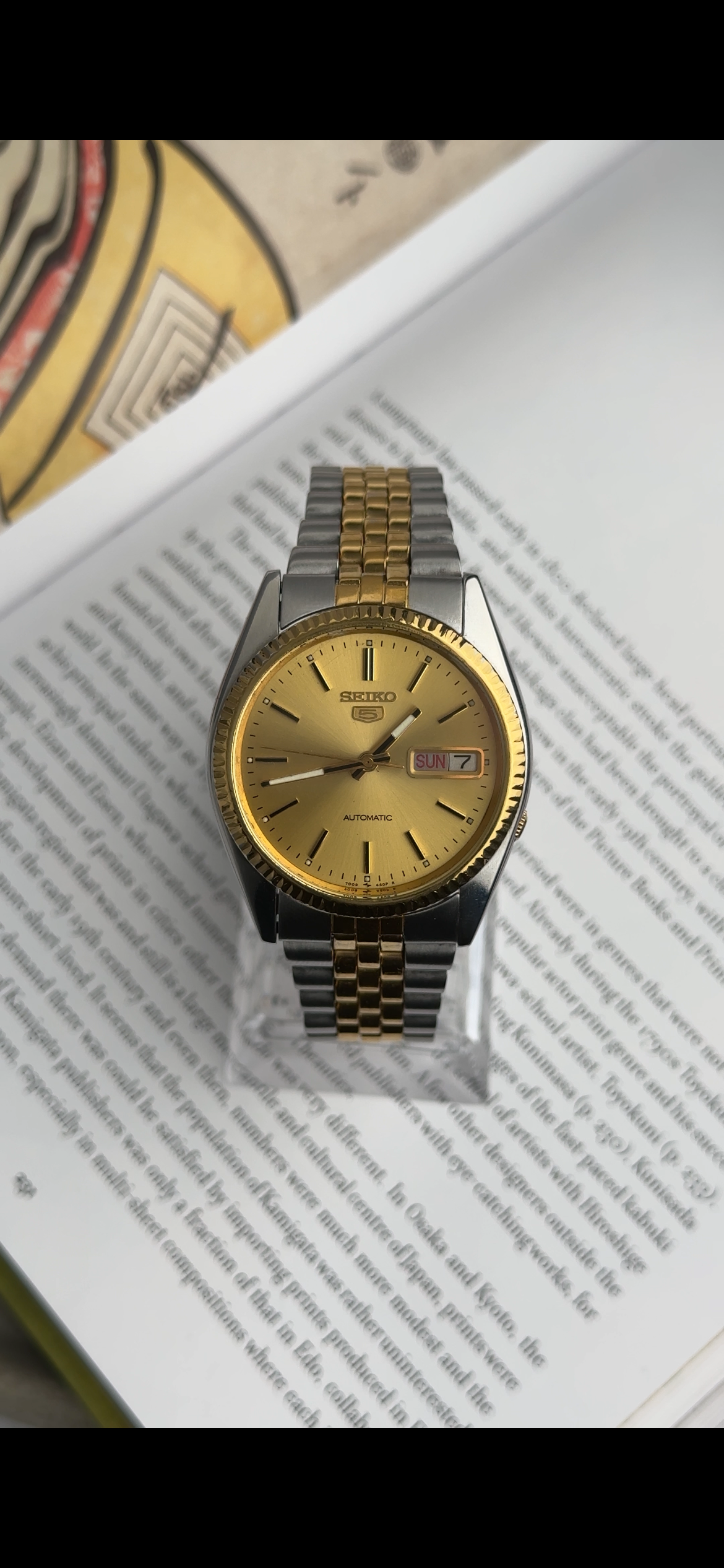 Seiko 5 7S26-0500 Two-Tone